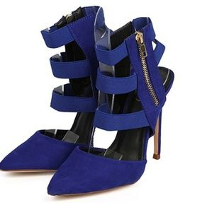 Blue heels